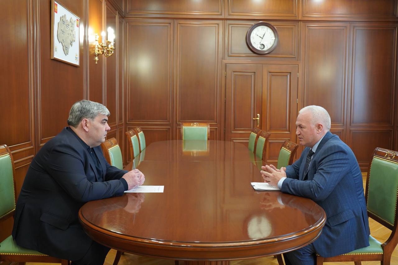 Казбек Коков встретился с генеральным директором Фонда капитального ремонта КБР