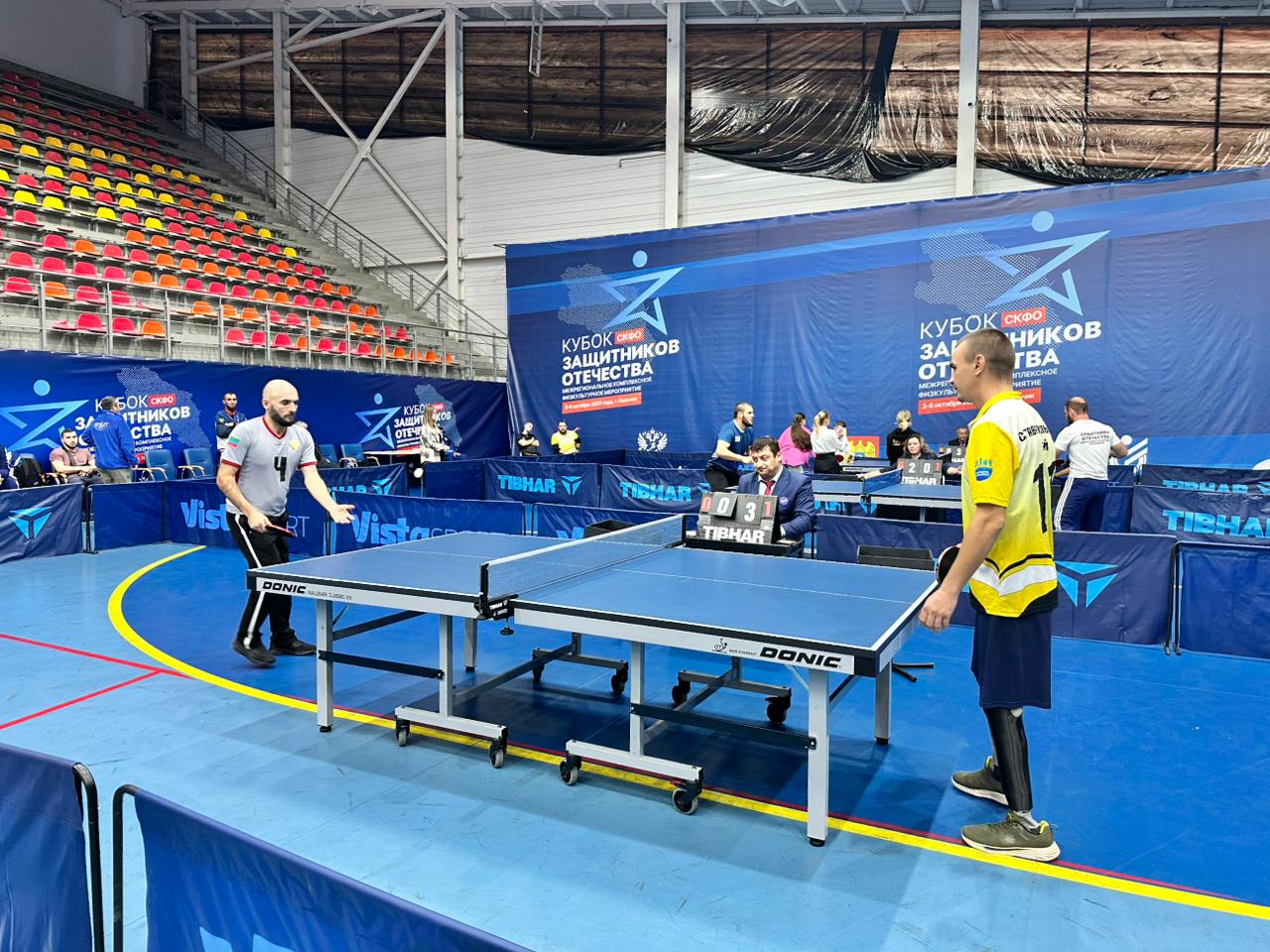 На Кубке защитника Отечества прошли соревнования по настольному теннису