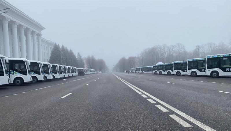 44 новых комфортабельных автобуса выйдут на маршруты Нальчика