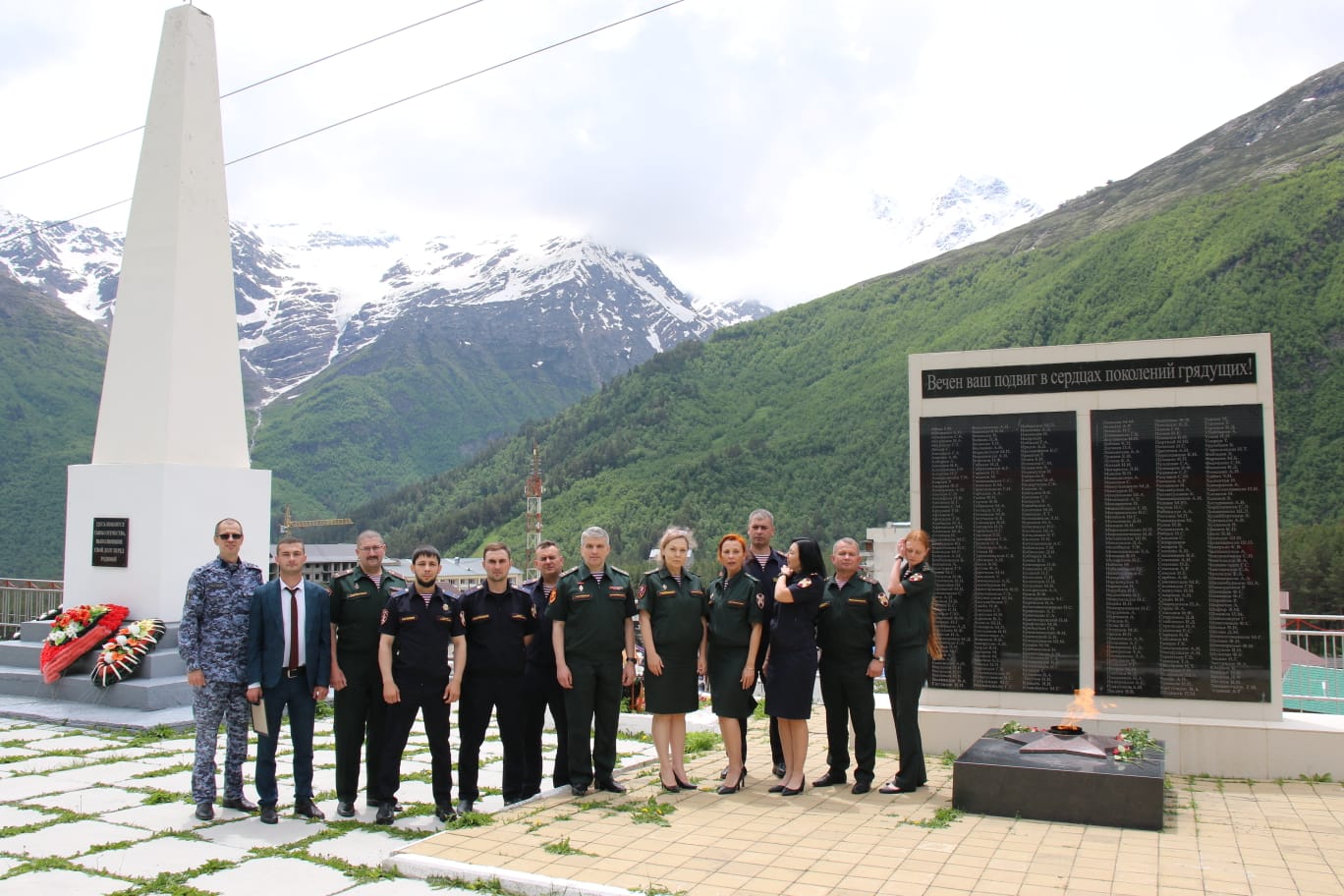 Росгвардейцы  почтили память журналистов, погибших при исполнении профессиональных обязанностей