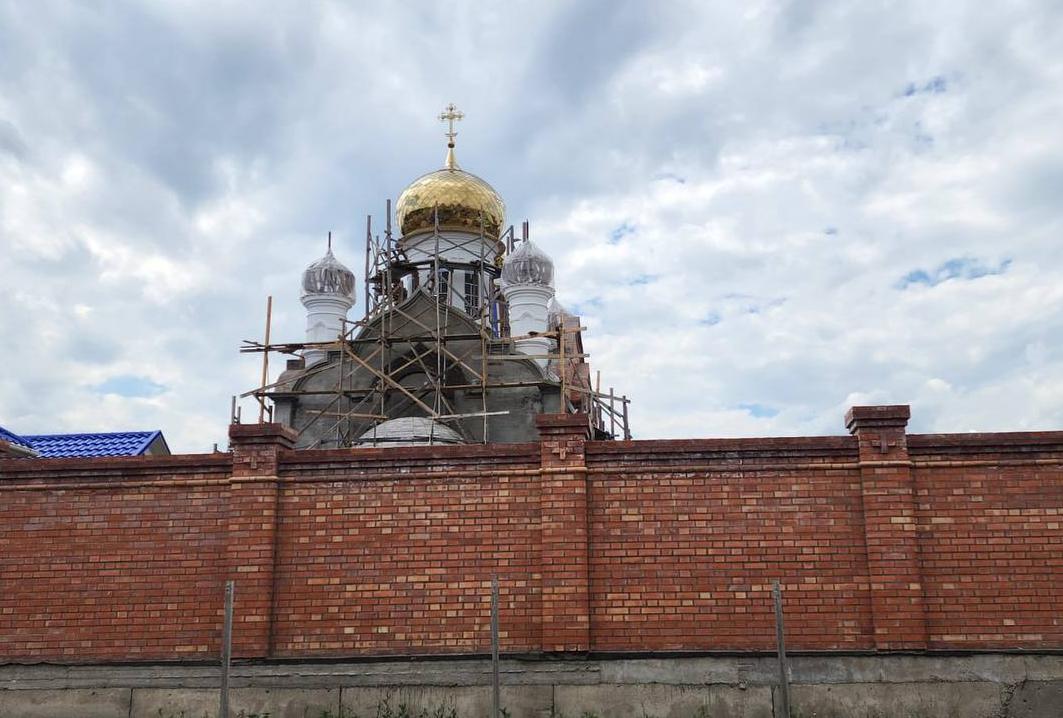 В Баксане продолжается строительство православного храма  