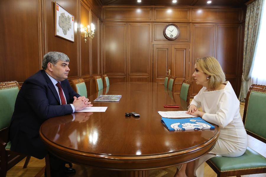 Уполномоченный при Президенте РФ по правам ребенка Мария Львова-Белова поддержала проект Кабардино-Балкарской Республики «Дети героев»