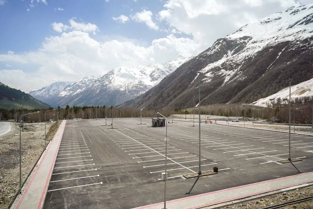 Информация об организации автомобильной парковки на курорте «Эльбрус» в новогодние каникулы