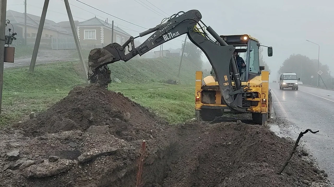После сигнала ЦУР в с.п. Исламей устранили прорыв водопроводной сети