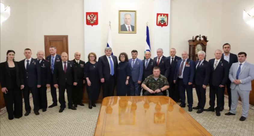 Казбек Коков встретился с Героями России