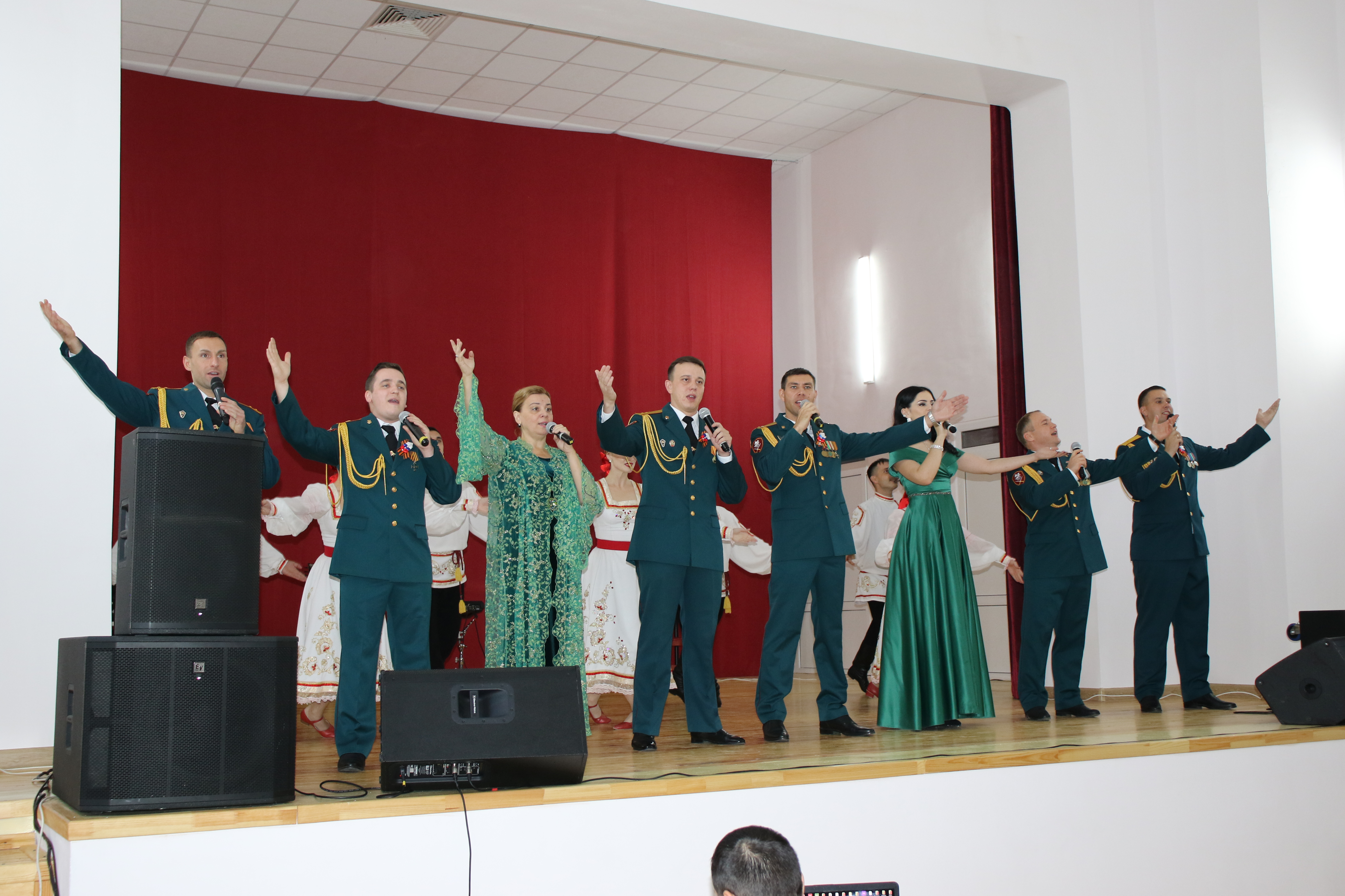  Окружной ансамбль Росгвардии выступил в Заюково