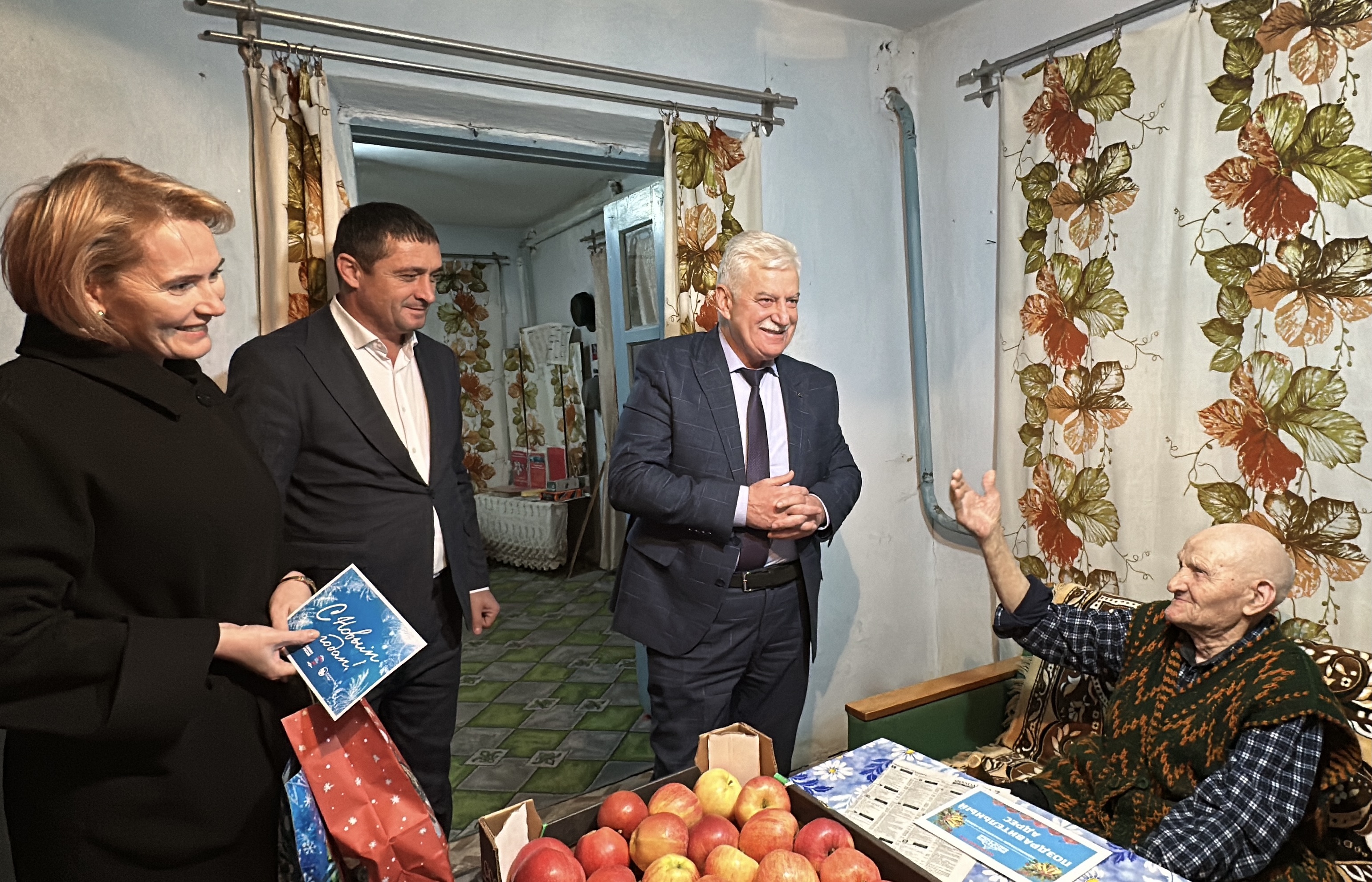 Ветеран Великой Отечественной встречает Новый год