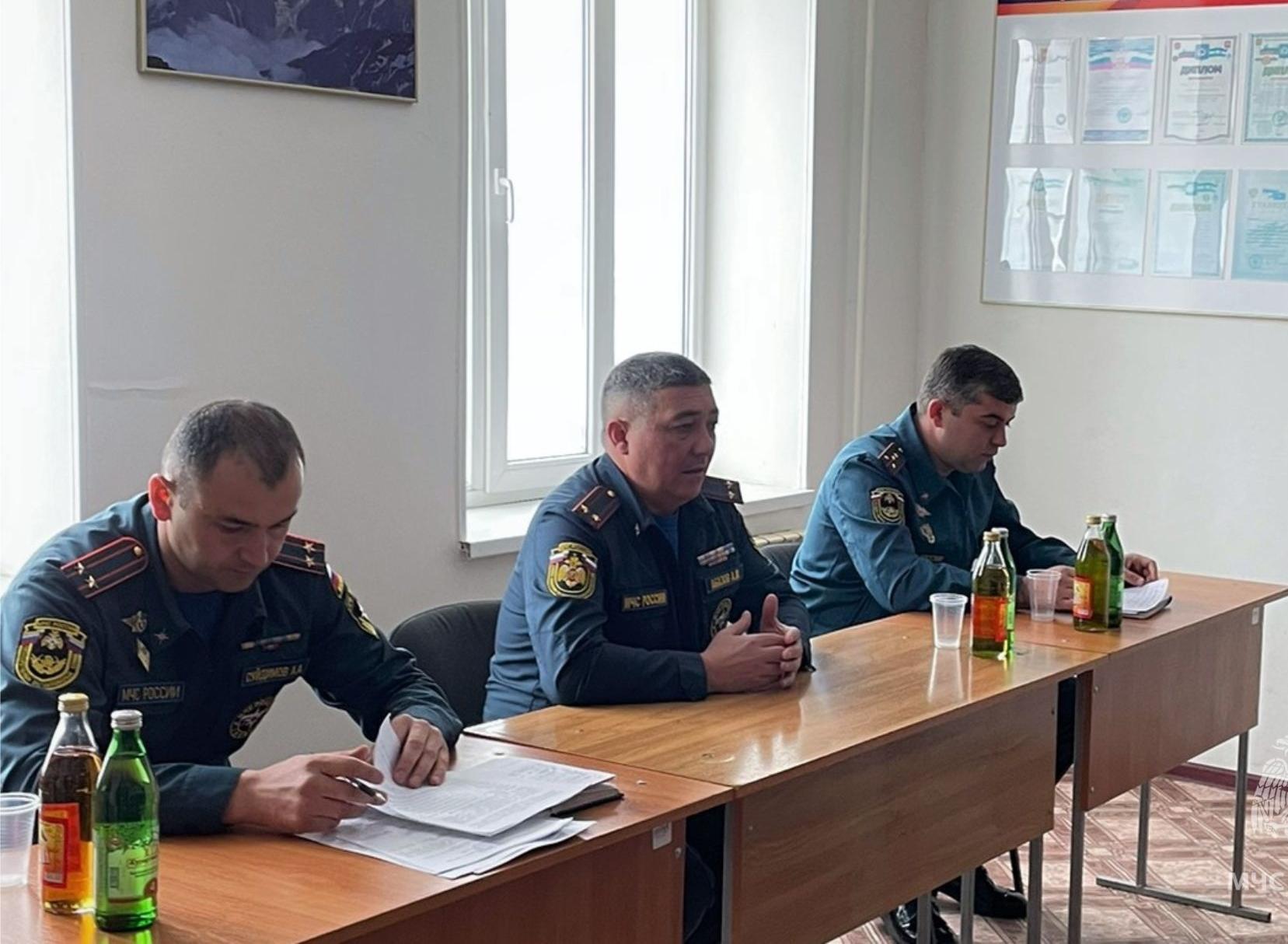 В МЧС пожарные подвели итоги года