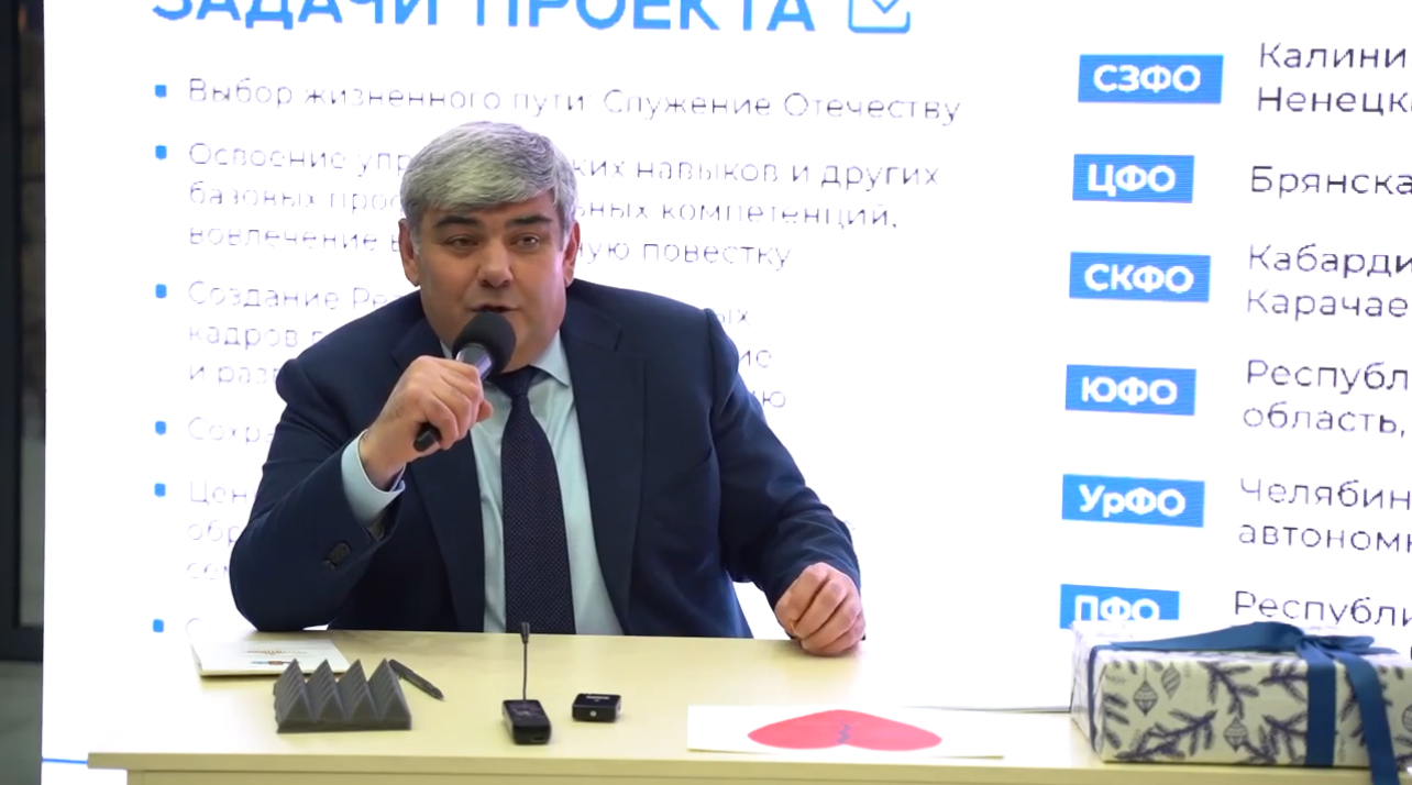 Казбек Коков встретился с участниками проекта «Династии героев»