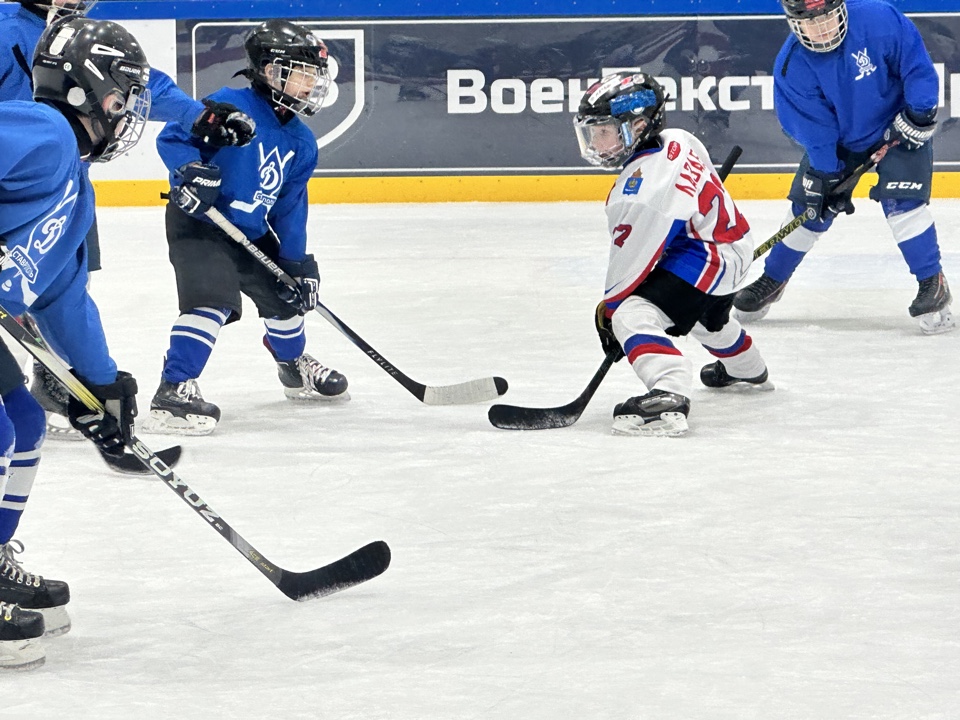 На Ледовой арене стартовал детский хоккейный турнир для самых юных спортсменов