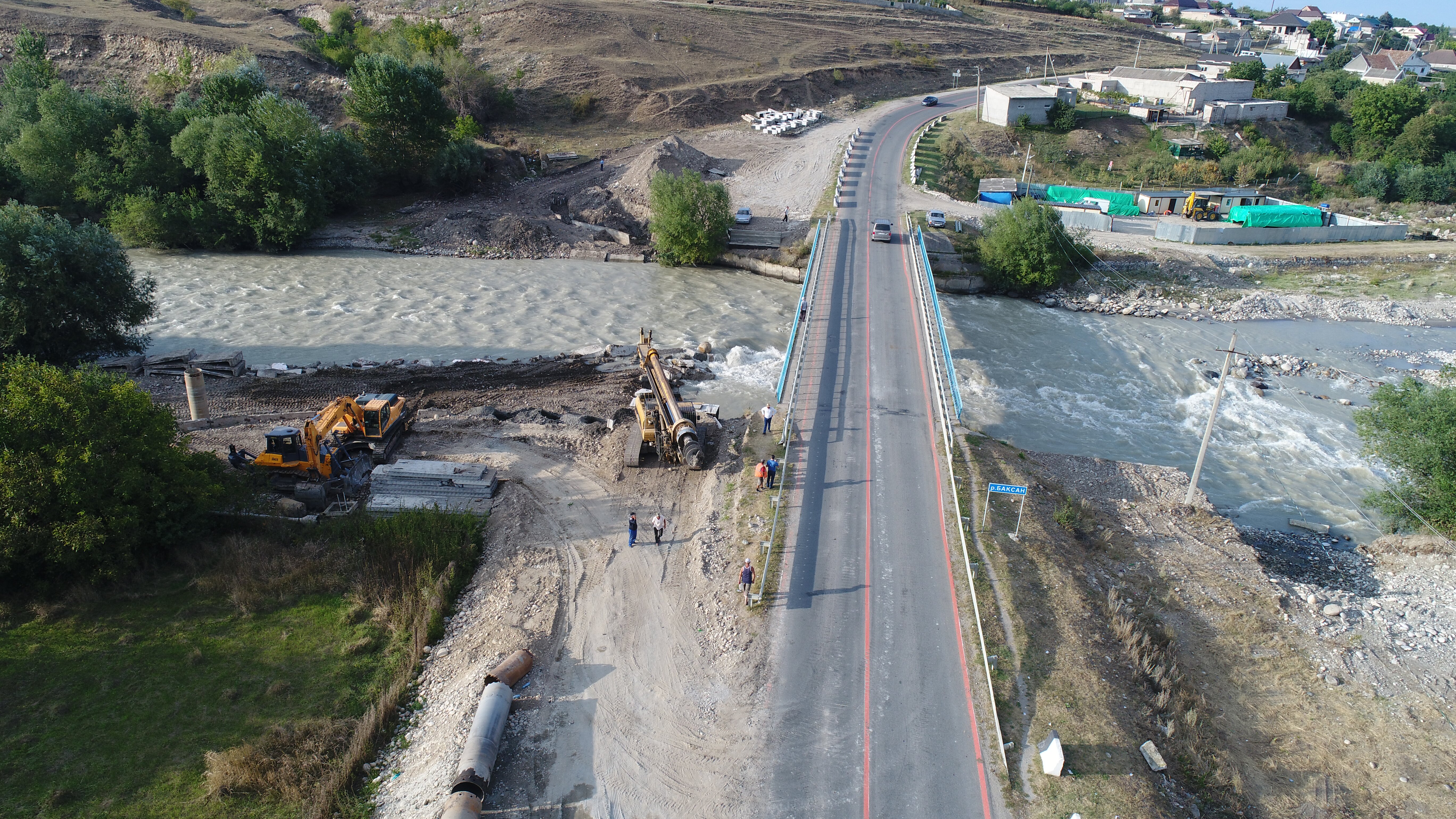 В КБР ремонтируют три моста через реку Баксан