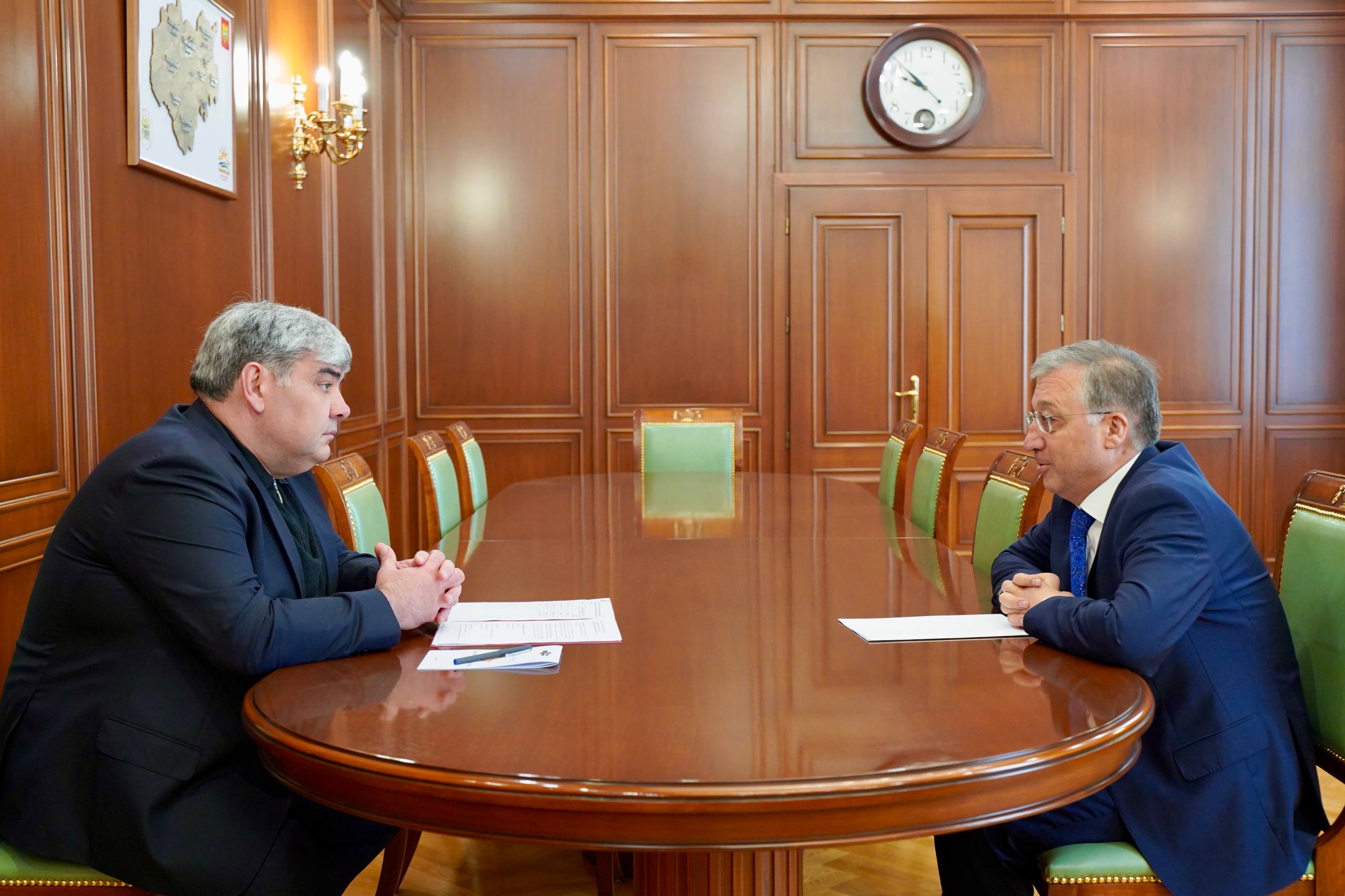 Казбек Коков встретился с Председателем Правительства КБР  