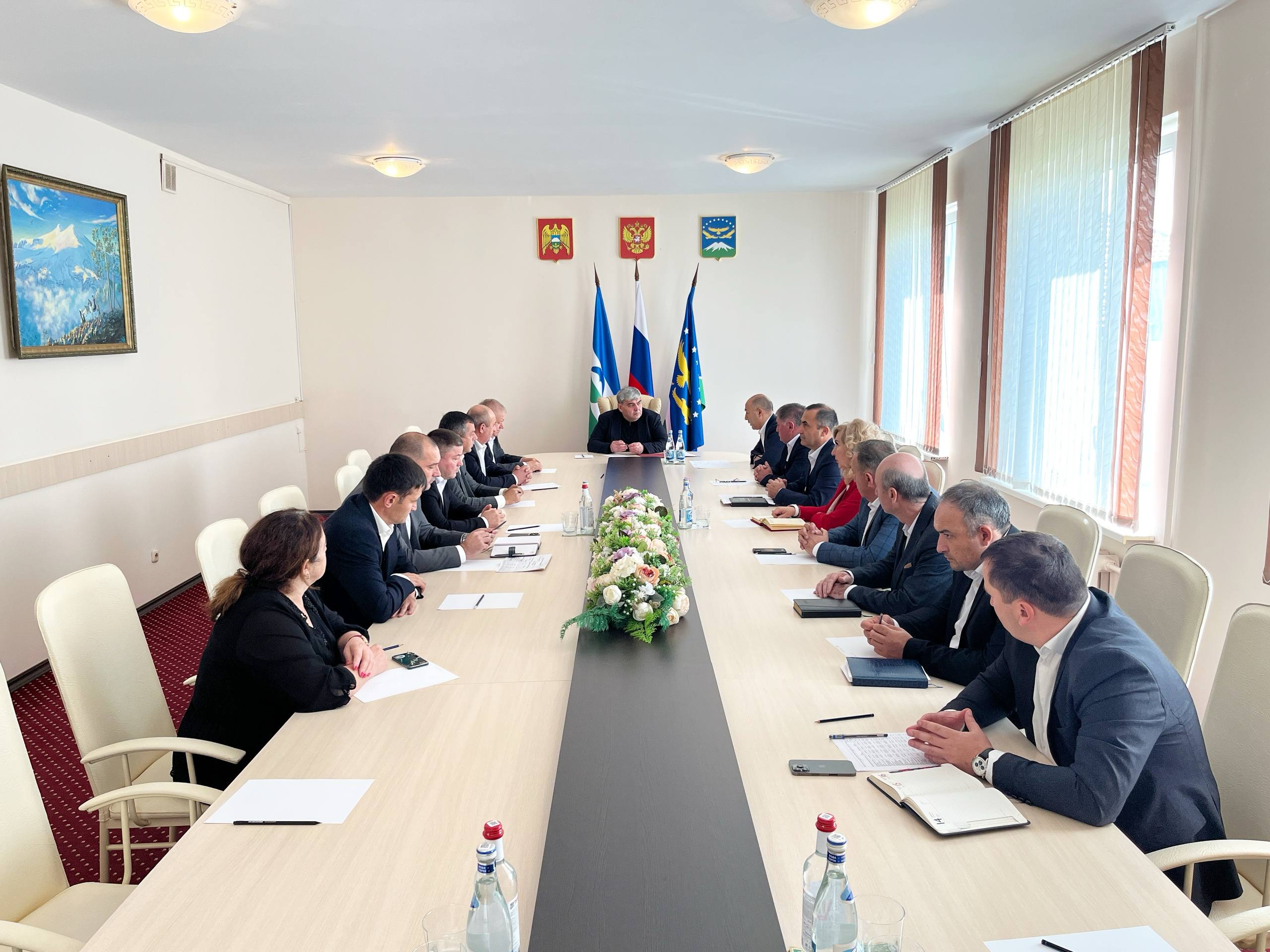 Казбек Коков посетил Лескенский район