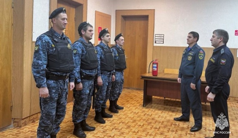 В Чегемском районном суде прошли занятия по пожарной безопасности