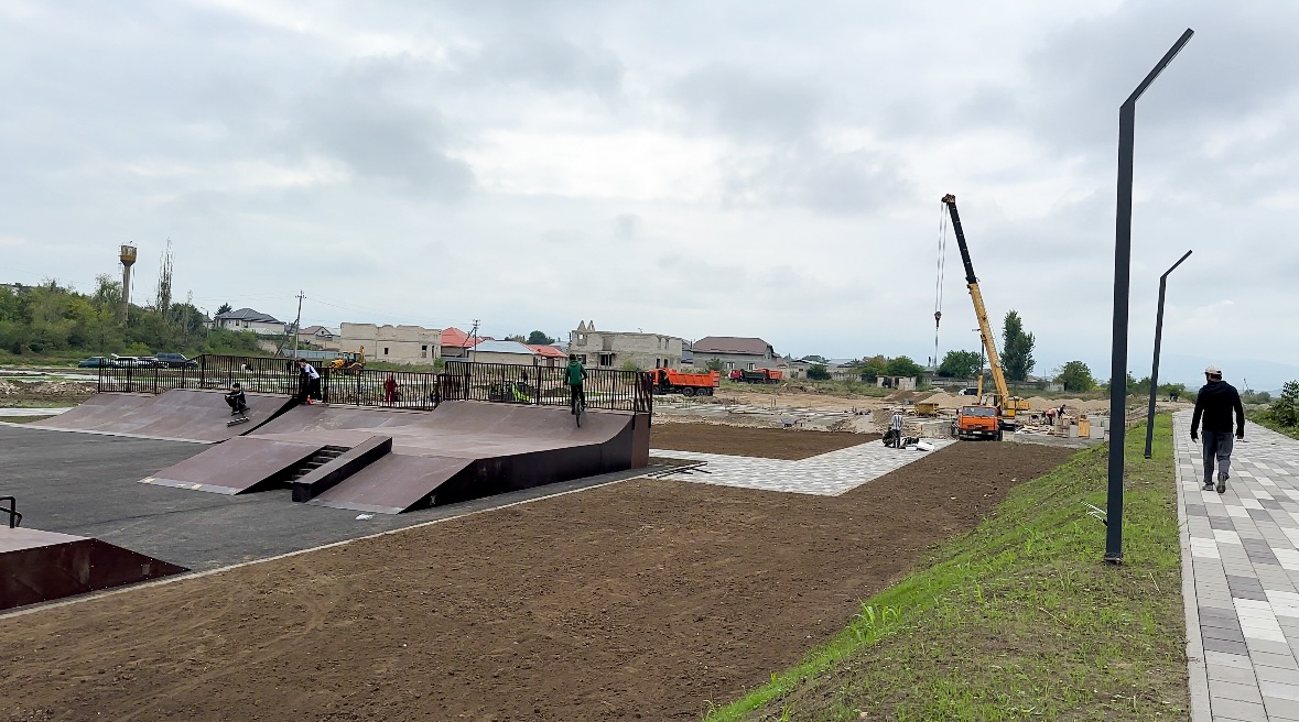 В Чегеме строят спортивные объекты и зоны отдыха