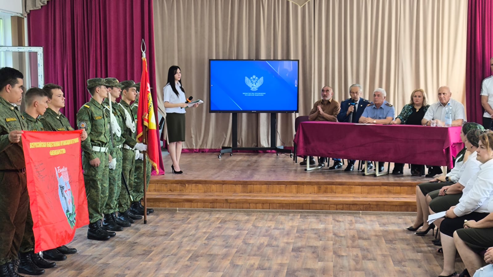 В Баксанском районе открыли новое здание кадетской школы 