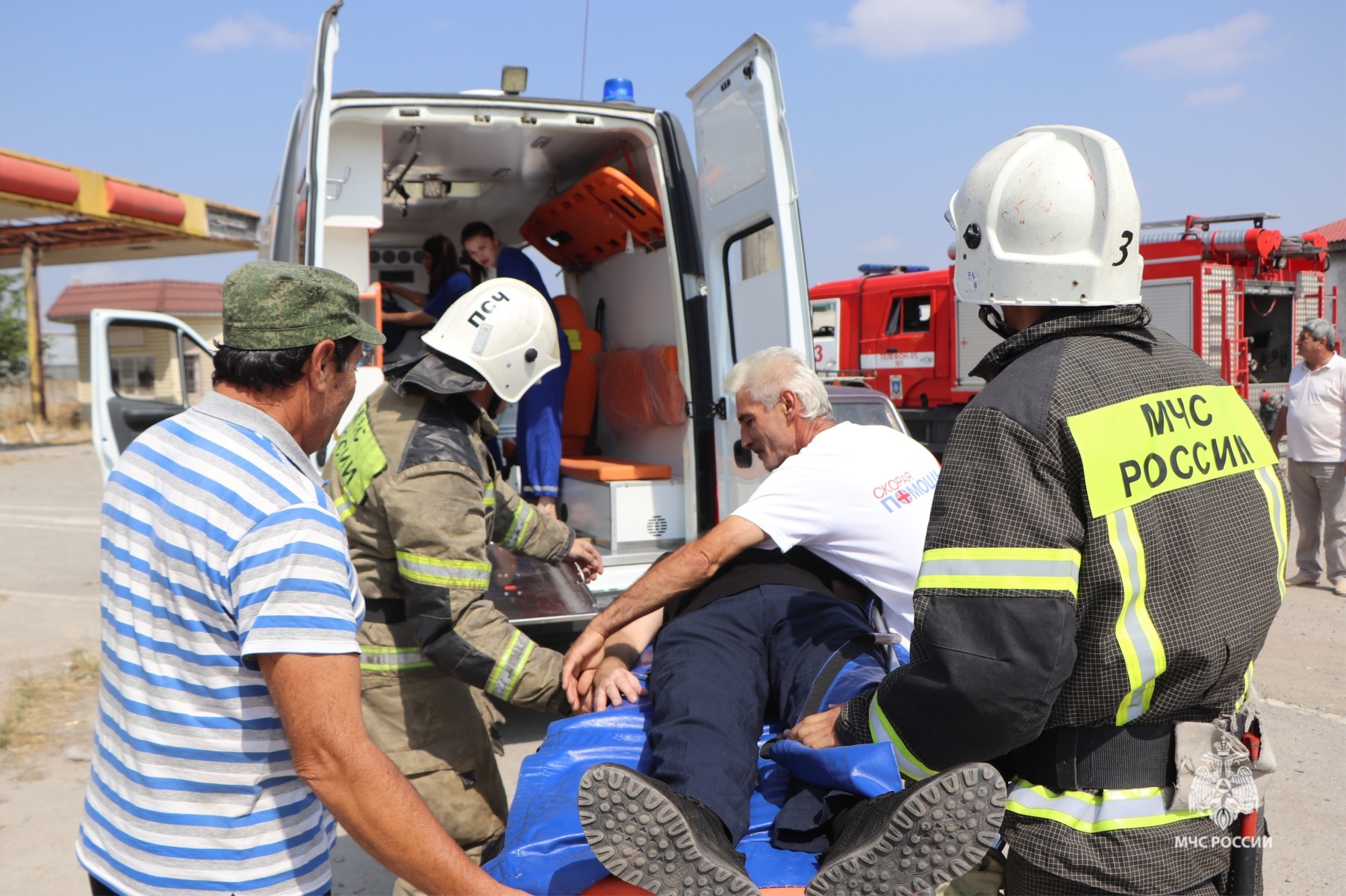 В Чегеме прошли масштабные учения экстренных служб  