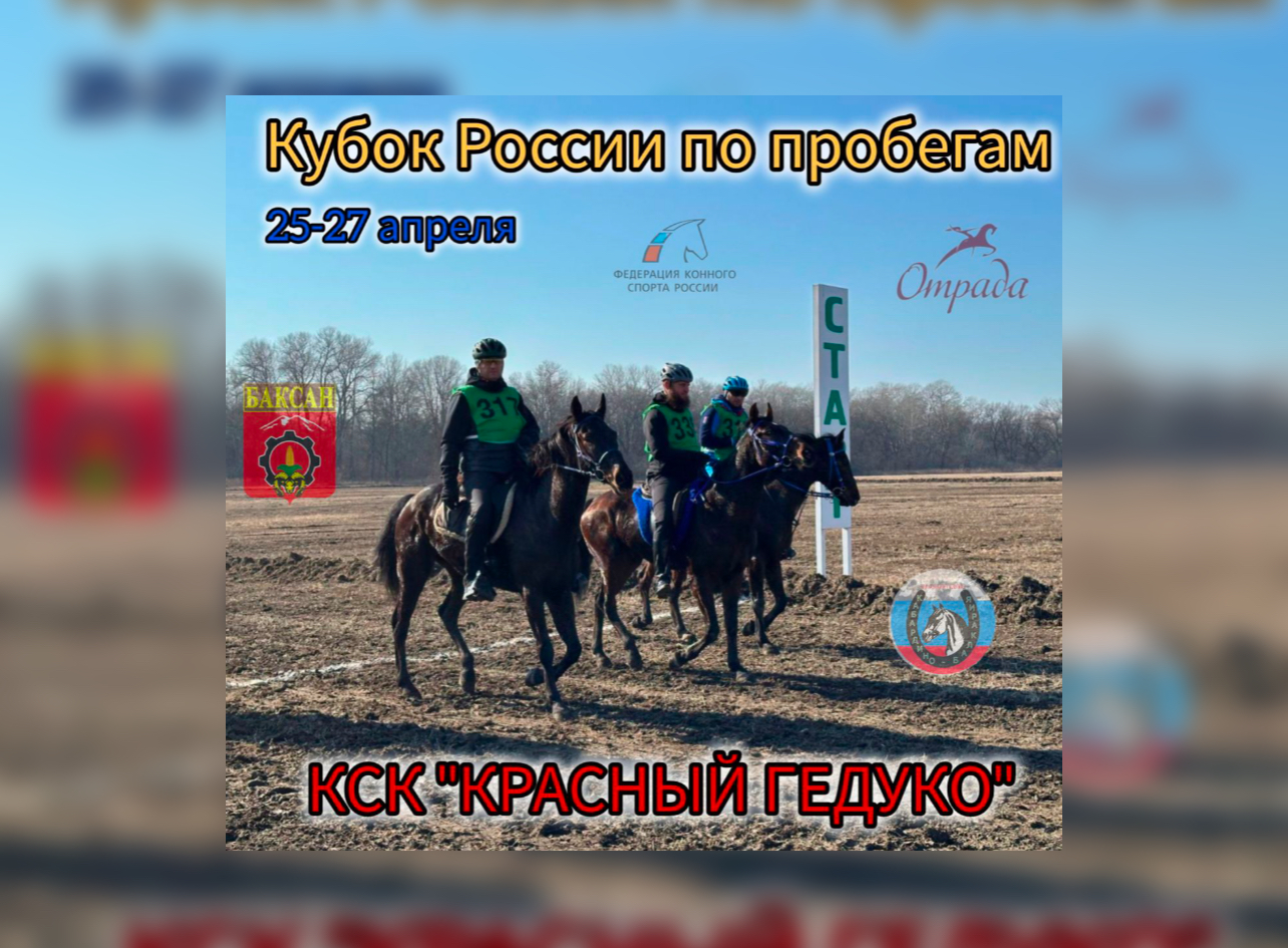 В КСК "Красный Гедуко" пройдёт Кубок России по пробегам 