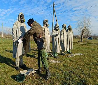 Пограничники провели практические занятия для новобранцев осеннего призыва
