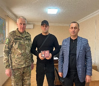 В Лескенском районе вручили медаль Суворова