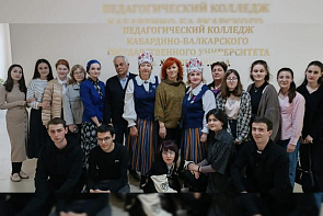 Эстонцы КБР встретились со студентами и преподавателями КБГУ