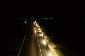 На дорогах Кабардино-Балкарии продолжаются работы по устройству наружного освещения
