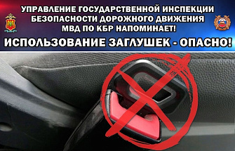 Госавтоинспекция разъясняет: применение обманных заглушек автомобильных ремней опасно!