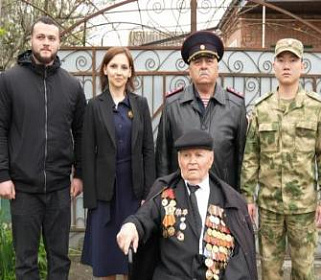 «Парад у дома ветерана» в Кабардино-Балкарии