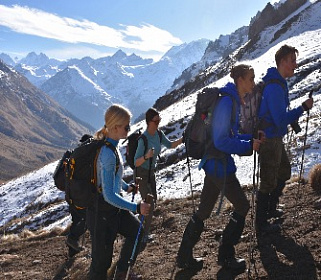 Поход в ущелье Терскол