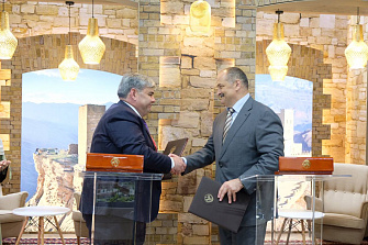 Казбек Коков в Грозном провел рабочую встречу с Главой Дагестана