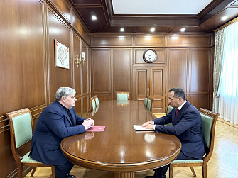 Казбек Коков встретился с главой администрации городского округа Баксан