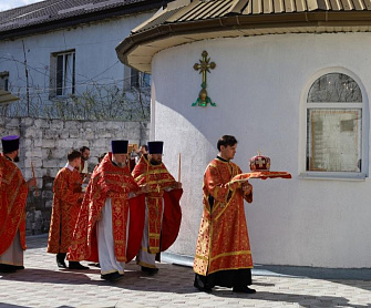 В колонии №3 освятили храм