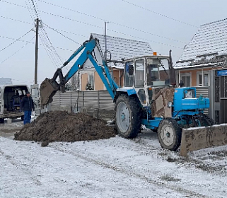 В Дейском восстановили водоснабжение и устранили подтопление на улице Балкарова
