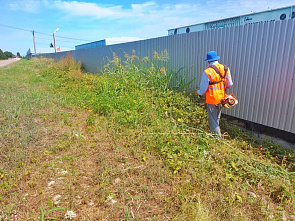 В Баксанском районе проводят санитарную уборку территории