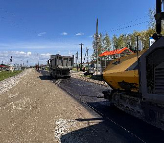 На автодороге Старый Черек — Жемтала — Сукан-Суу приступили к устройству асфальта