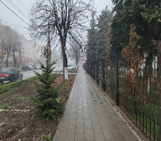 В Баксане благоустроили пешеходную зону на улице Ленина