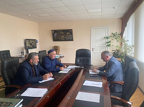 Рабочая встреча в Северо-Кавказском исламском университете имени имама Абу Ханифы