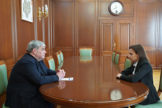 Казбек Коков встретился с депутатом Госдумы Викторией Родиной